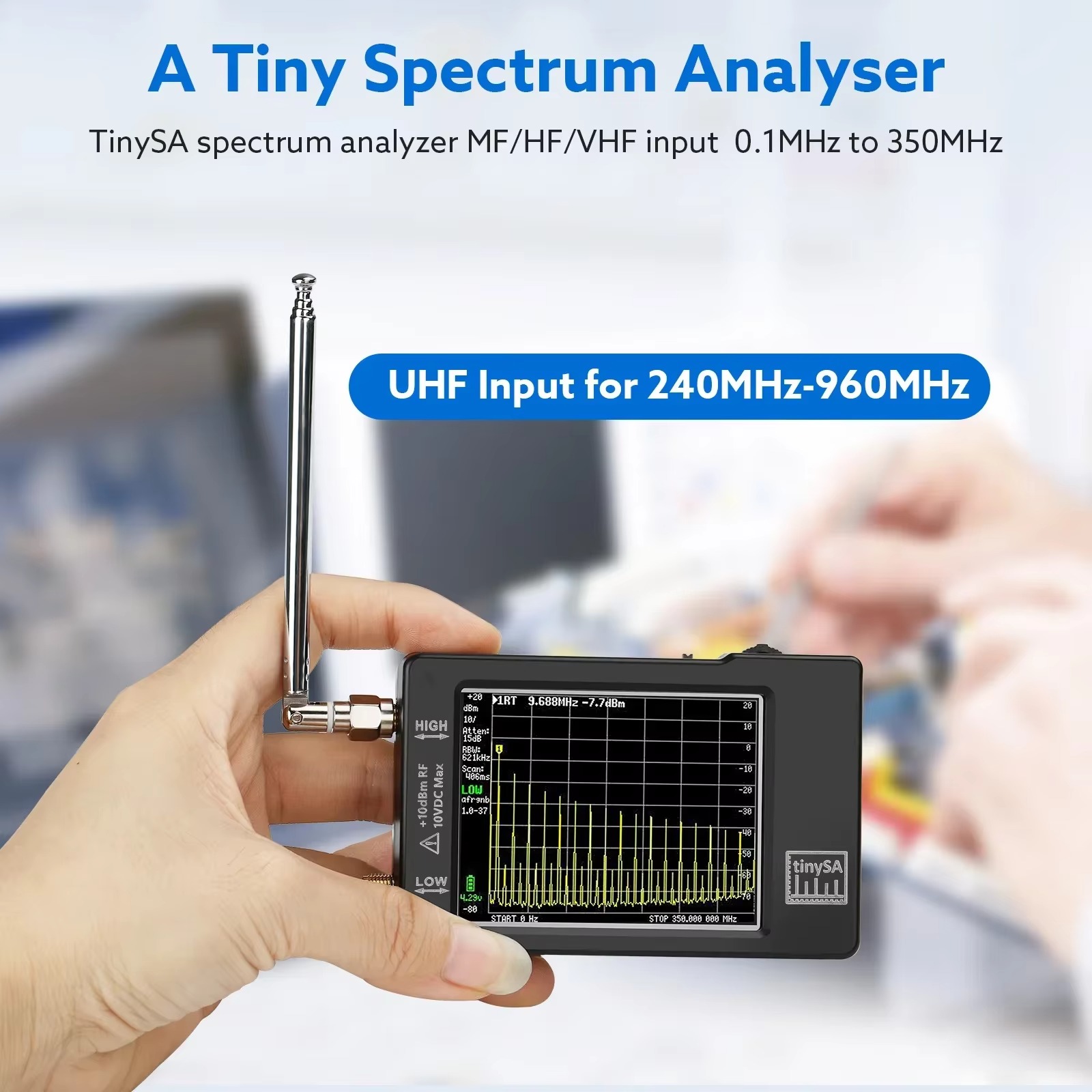Analizzatore di Spettro Miniat - Signal Generator Spectrum Analyzer recensione e prezzo